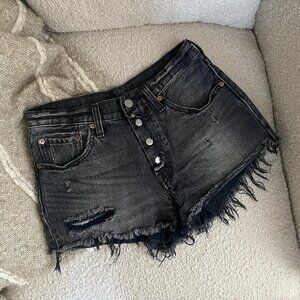 Levi's | Charcoal 501 Jean Shorts